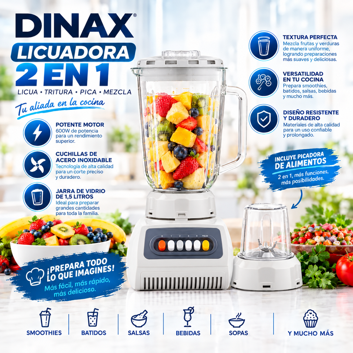 Licuadora Profesional Electrica + ENVIO GRATIS + REGALO