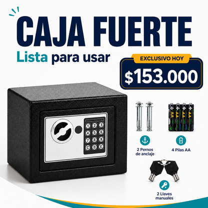 Caja Fuerte De Seguridad Digital TT + envio gratis + regalo