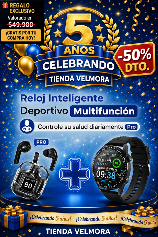 HW8 Elite Series — Smartwatch Premium + Auriculares + Envio Gratis Hoy 50% DTO