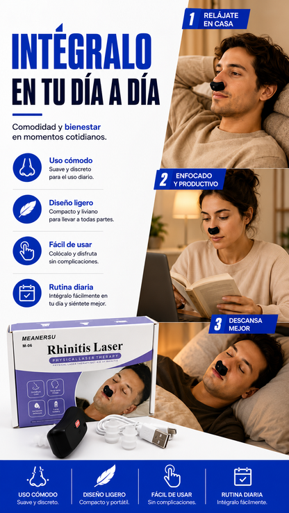 LumiNasal M-06 | Dispositivo Nasal de Luz Roja Recargable + Envio Gratis