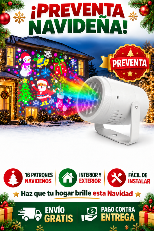 Proyector Navidad Mágica + ENVIO GRATIS + REGALO