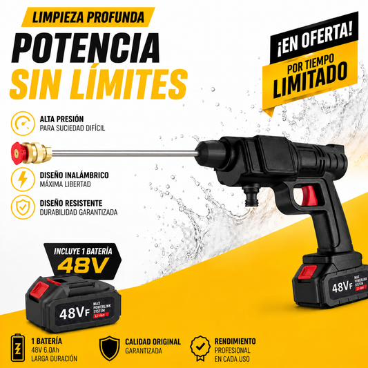 Hidrolavadora Portatil 3 Modos de Limpieza + ENVIO GRATIS + REGALO